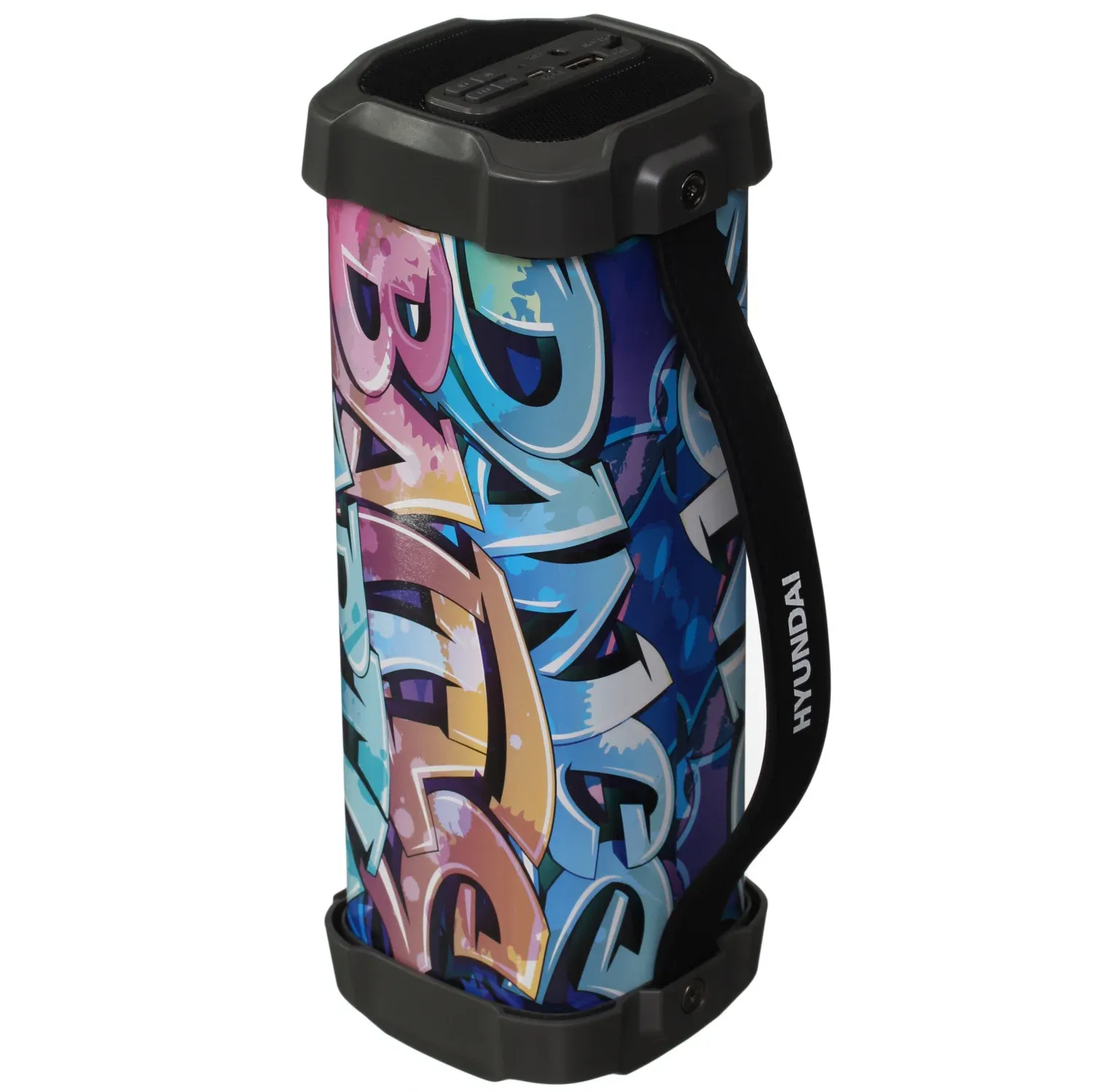 Колонка порт. Hyundai H-PAC460 черный 9W 1.0 BT/3.5Jack/USB 10м 1500mAh - фото 2