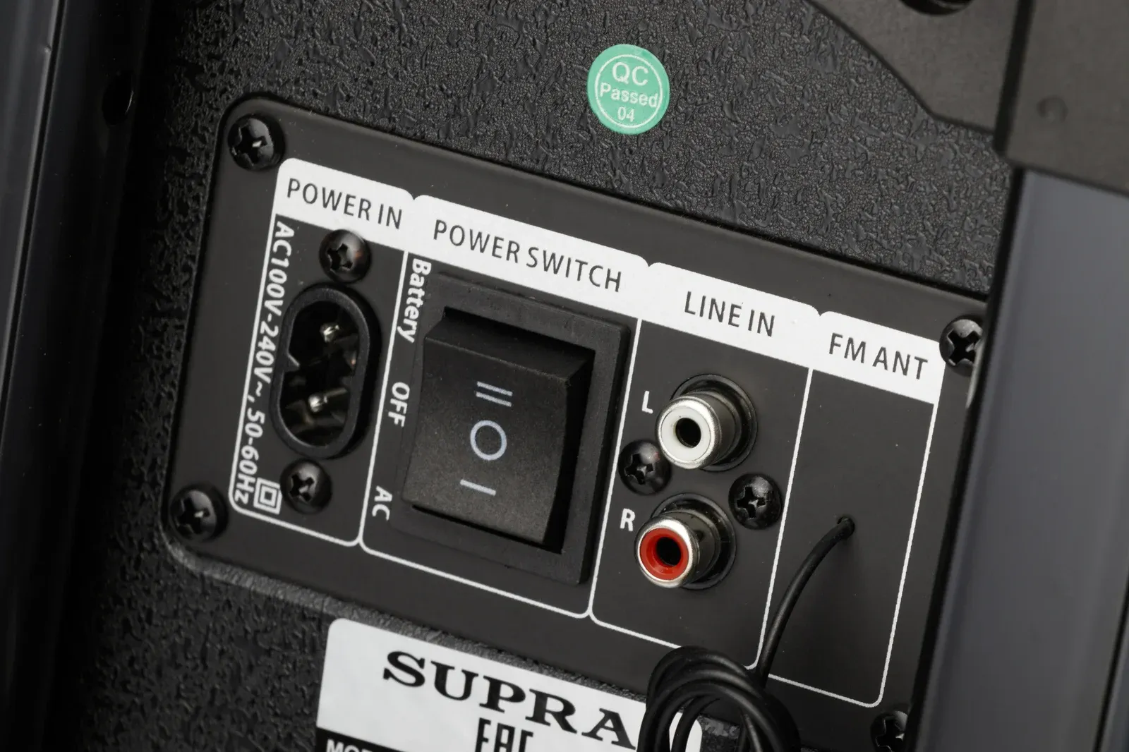 Музыкальные центры SUPRA SMB-880 черный - фото 3