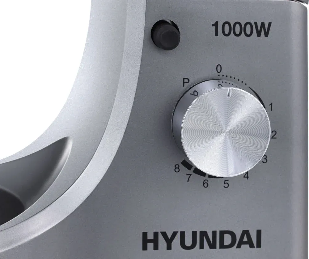 Миксер планетарный Hyundai HYM-S5451 1000Вт серый/черный - фото 6