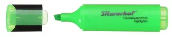Текстовыделитель Silwerhof Blaze 108036-03 скошенный пиш. наконечник 1-5мм зеленый картон - фото 6