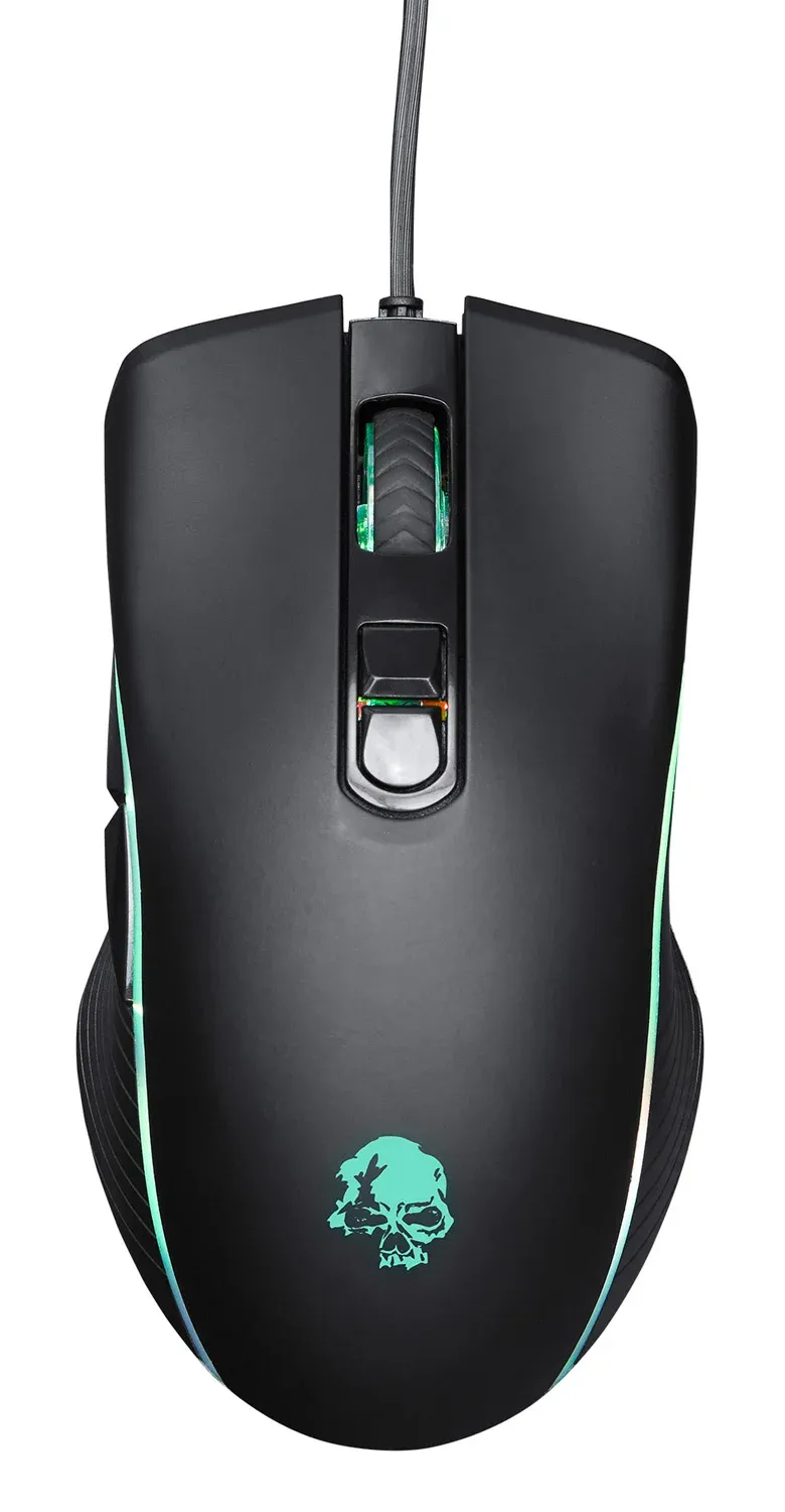 Мышь Оклик 708G MYSTERY черный оптическая 3200dpi USB 7but 1196437 - фото 2