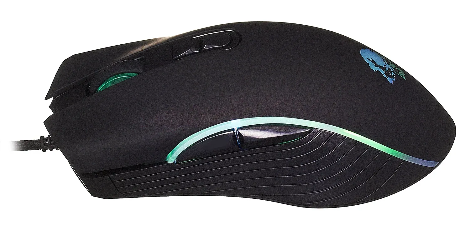 Мышь Оклик 708G MYSTERY черный оптическая 3200dpi USB 7but 1196437 - фото 5