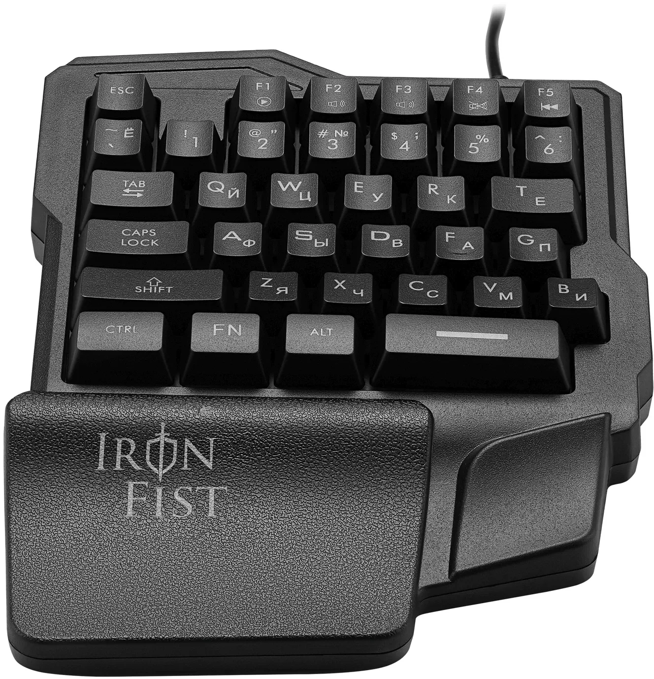 Клавиатуры OKLICK 701G IRON FIST черный - фото 2