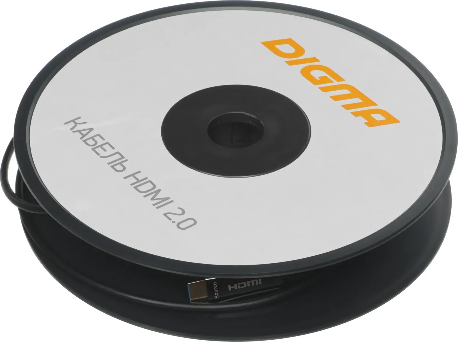 Кабель аудио-видео Digma HDMI 2.0 AOC HDMI m/HDMI m 30м. позолоч.конт. черный BHP AOC 2.0-30 - фото 7