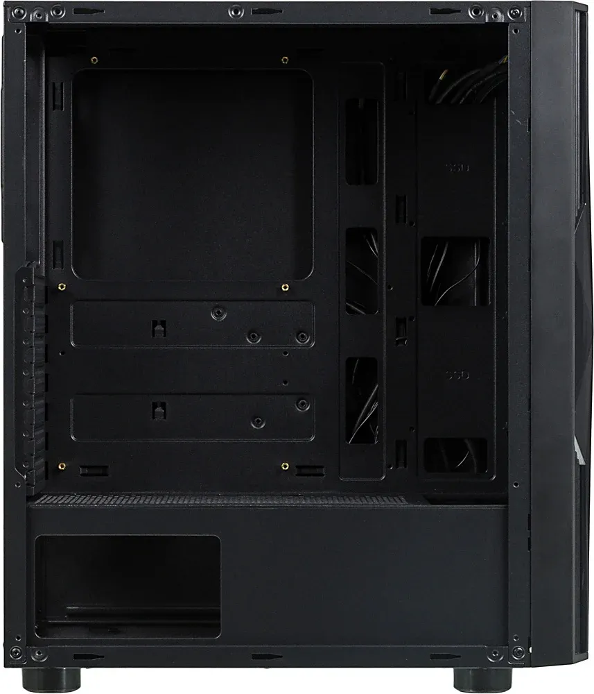 Корпус Formula F-3401 V1 черный без БП ATX 3x120mm 2xUSB2.0 1xUSB3.0 audio bott PSU - фото 6