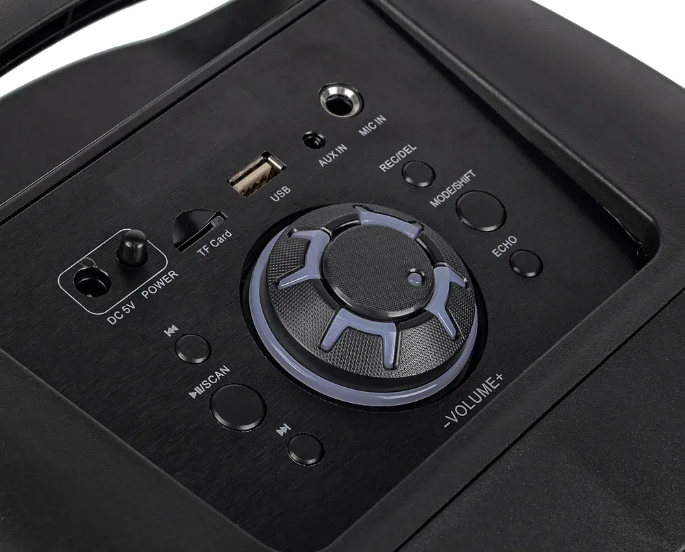 Минисистема Hyundai H-MAC180 черный 30Вт FM USB BT SD/MMC - фото 4