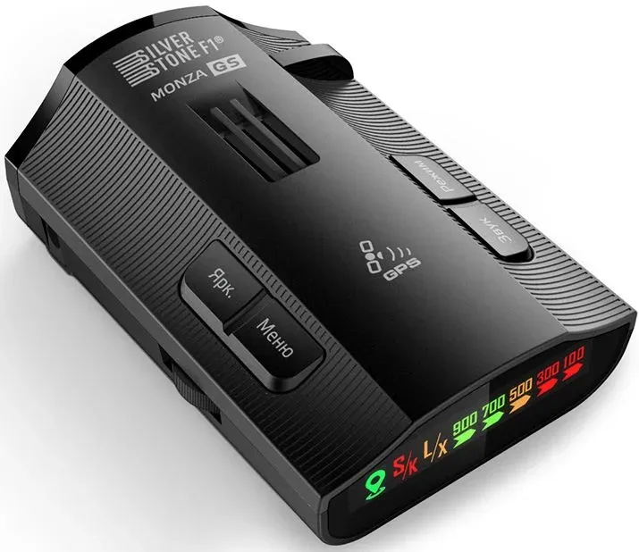 Радар-детектор Silverstone F1 Monza GS GPS приемник черный - фото 1