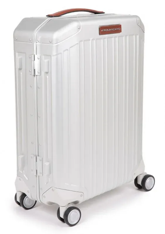 Чемодан Piquadro ALU BV4425ALU/GRCU 40x54x20см 37л. 4.3кг. алюминий/натур.кожа серый, 37 л - фото 6