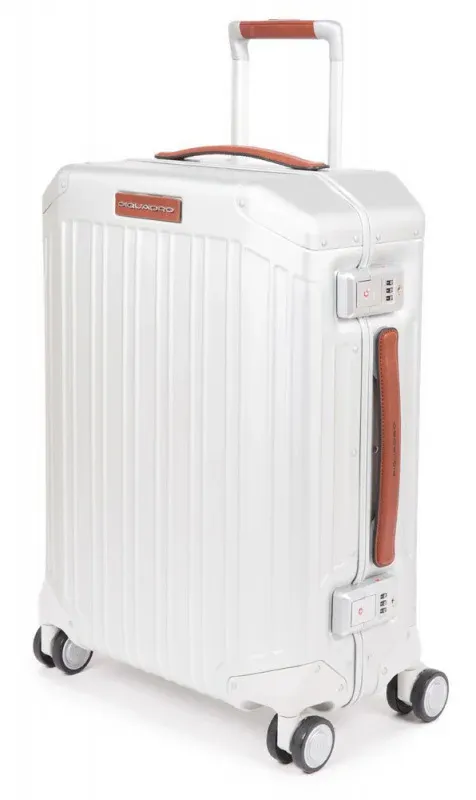 Чемодан Piquadro ALU BV4425ALU/GRCU 40x54x20см 37л. 4.3кг. алюминий/натур.кожа серый, 37 л - фото 7