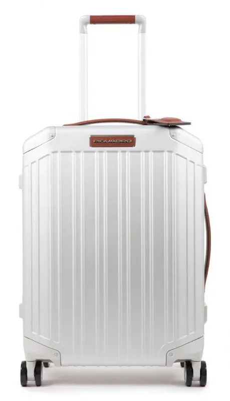 Чемодан Piquadro ALU BV4425ALU/GRCU 40x54x20см 37л. 4.3кг. алюминий/натур.кожа серый, 37 л - фото 8