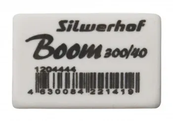 Ластик Silwerhof Boom 300/40 181148 35.5х23х8мм каучук термопластичный белый - фото 3