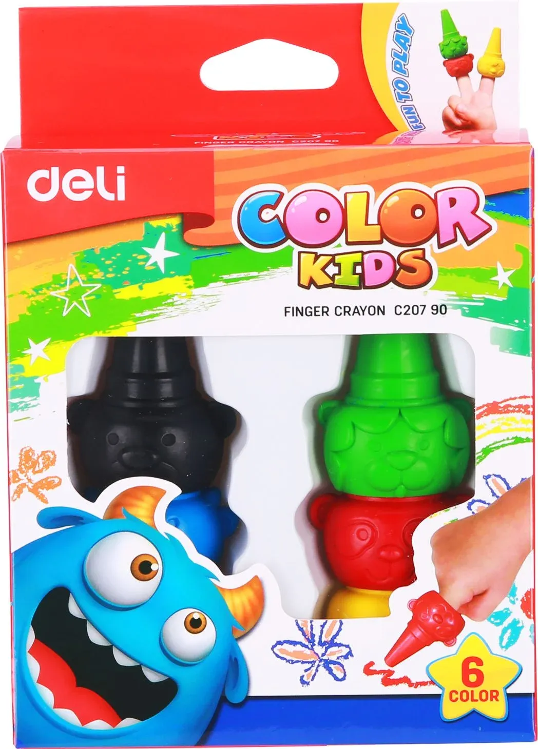 Восковые мелки DELI EC20790 - фото 2
