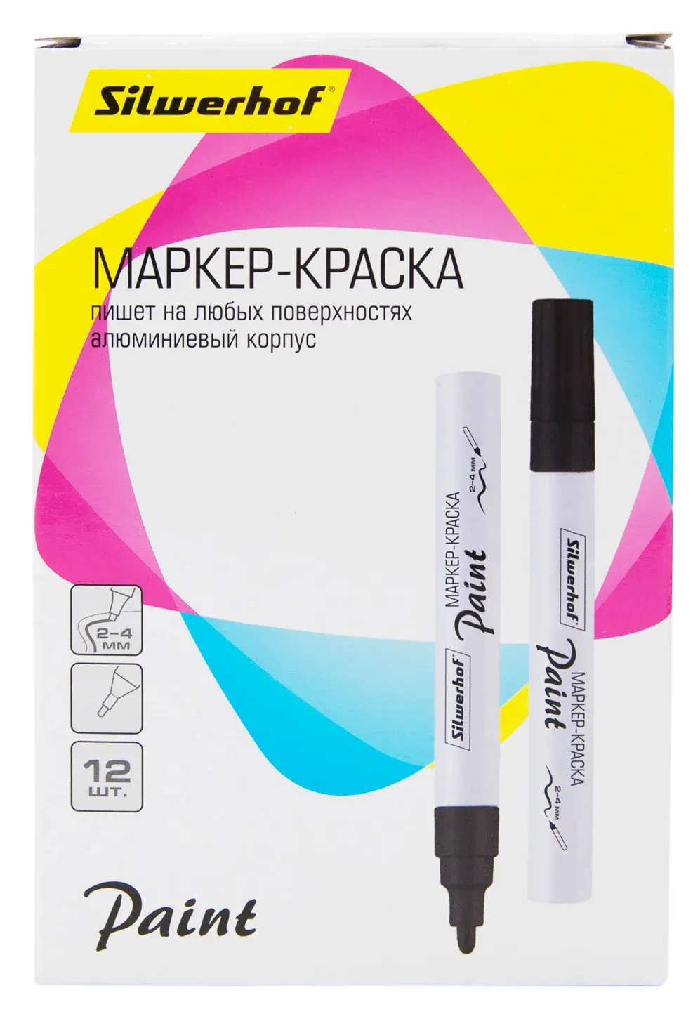 Маркеры SILWERHOF Paint черный