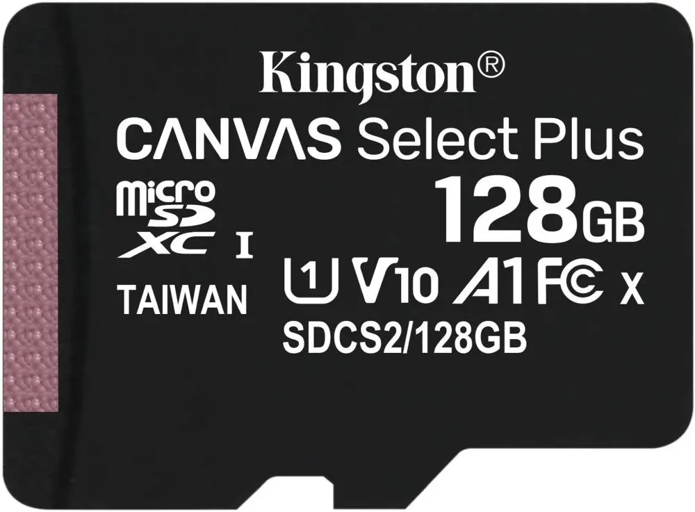 Флеш карта microSDXC 128GB Kingston SDCS2/128GBSP Canvas Select Plus w/o adapter - фото 1