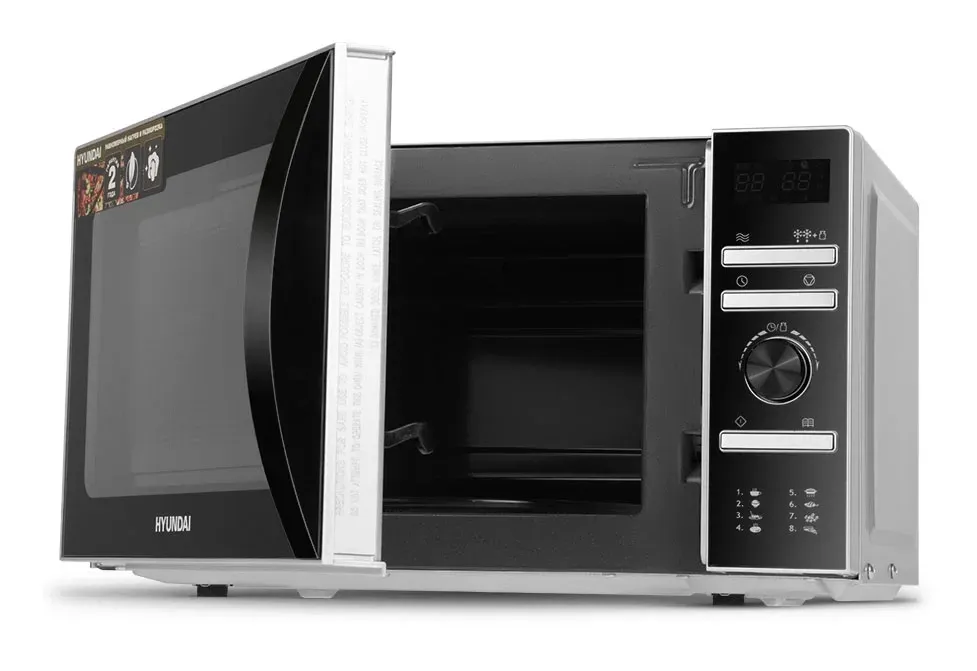 Микроволновая Печь Hyundai HYM-D3026 20л. 700Вт серебристый, 20 л - фото 5