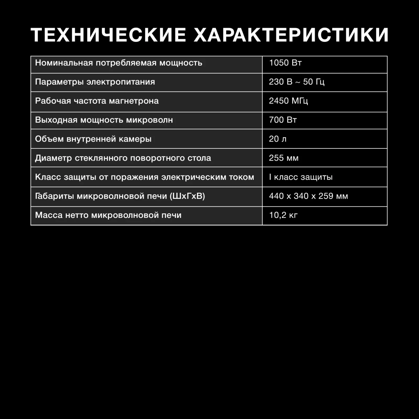 Микроволновая Печь Hyundai HYM-M2058 20л. 700Вт черный, 20 л - фото 5