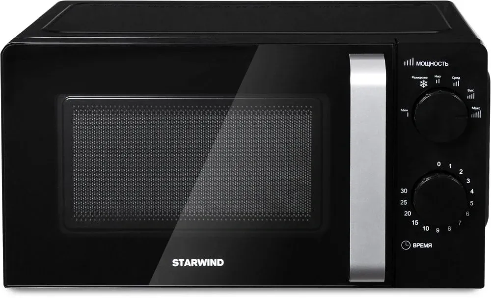 Микроволновая Печь Starwind SMW2520 20л. 700Вт черный/серебристый, 20 л - фото 2