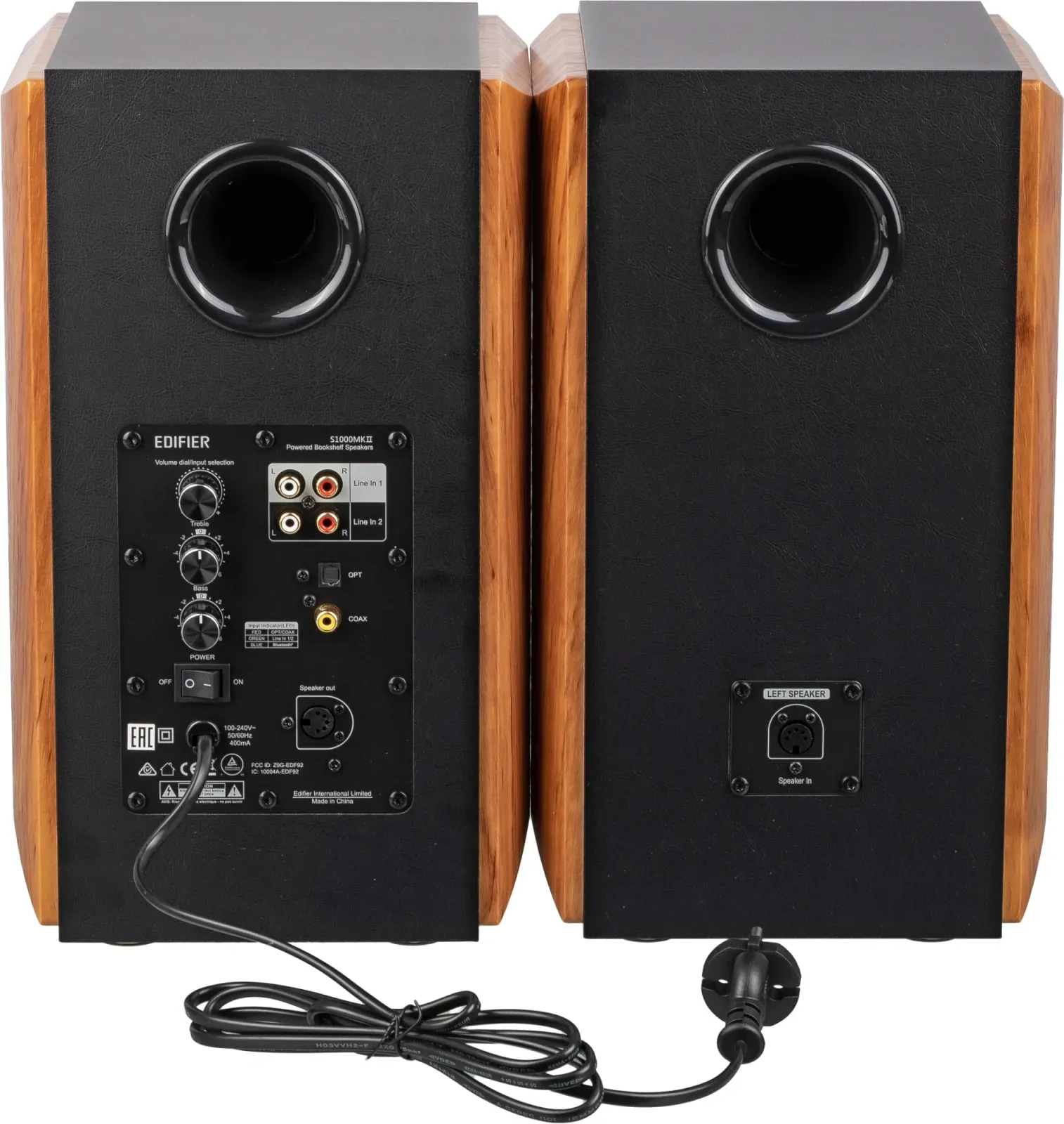 Активные 2.0 EDIFIER S1000MKII коричневый - фото 4