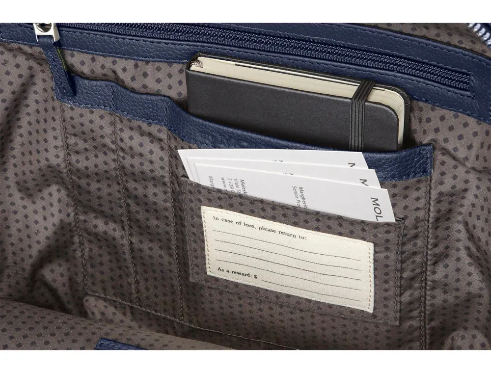 Рюкзаки MOLESKINE Classic Leather синий