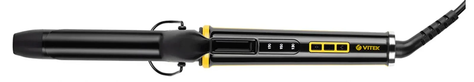 Щипцы Vitek VT-8422 BK 40Вт черный/желтый макс.темп.:210С покрытие:керамическое 8422-VT - фото 7