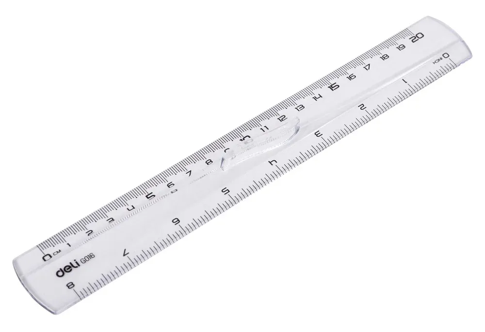 Линейки DELI EG01612 прозрачный
