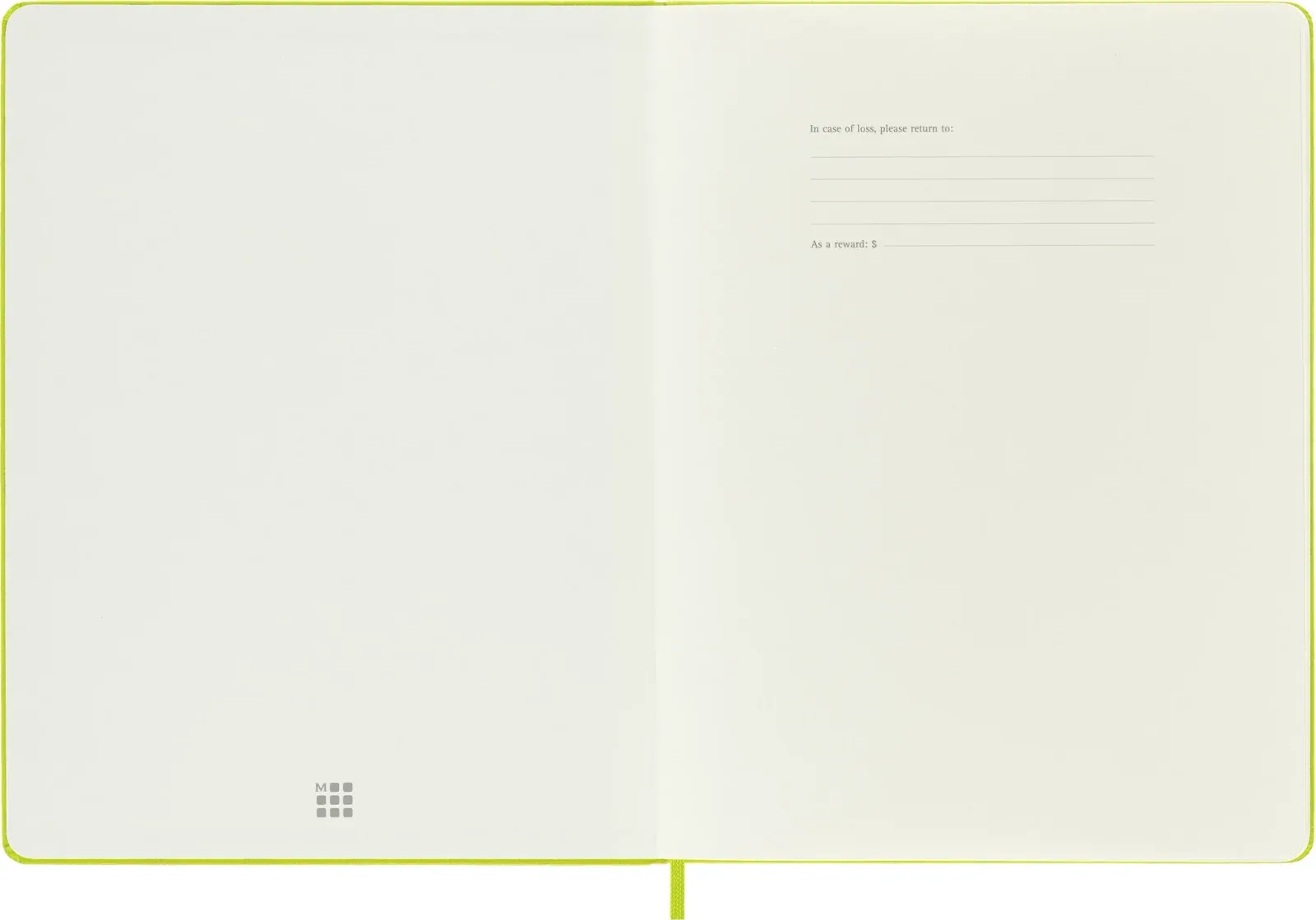 Блокнот Moleskine CLASSIC QP092C2 XLarge 190х250мм 192стр. нелинованный твердая обложка лайм - фото 3