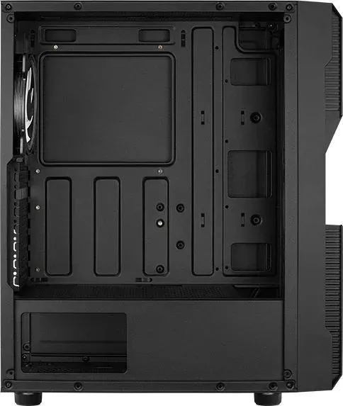 Корпус Aerocool Menace Saturn FRGB-G-BK-v1 черный без БП ATX 7x120mm 2x140mm 2xUSB3.0 audio bott PSU - фото 3
