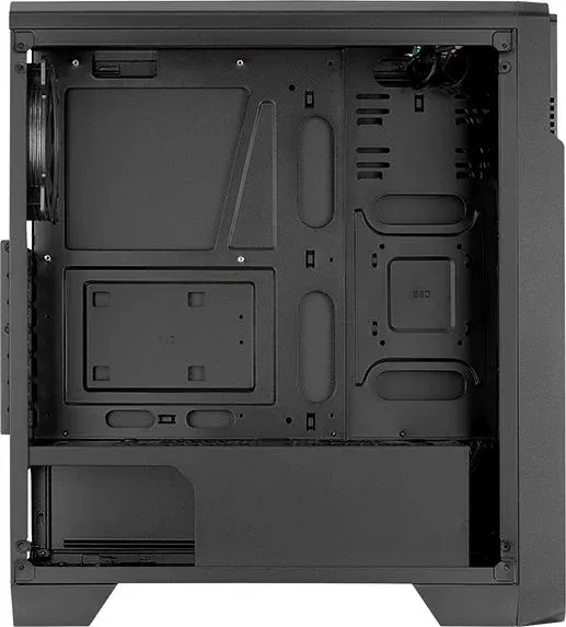 Корпус Aerocool Ore Saturn FRGB-G-BK-v1 черный без БП ATX 3x120mm 2xUSB2.0 1xUSB3.0 audio CardReader bott PSU - фото 3