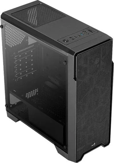 Корпус Aerocool Ore Saturn FRGB-G-BK-v1 черный без БП ATX 3x120mm 2xUSB2.0 1xUSB3.0 audio CardReader bott PSU - фото 6