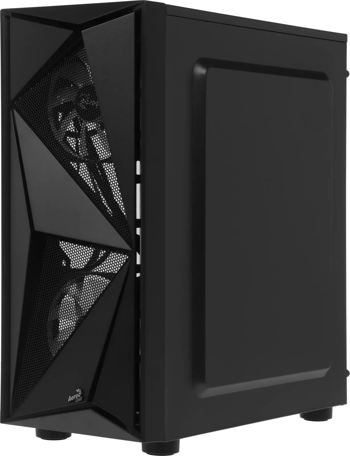 Корпус Aerocool Glider Cosmo-G-BK-v1 черный без БП ATX 2x120mm 2xUSB2.0 1xUSB3.0 audio - фото 2