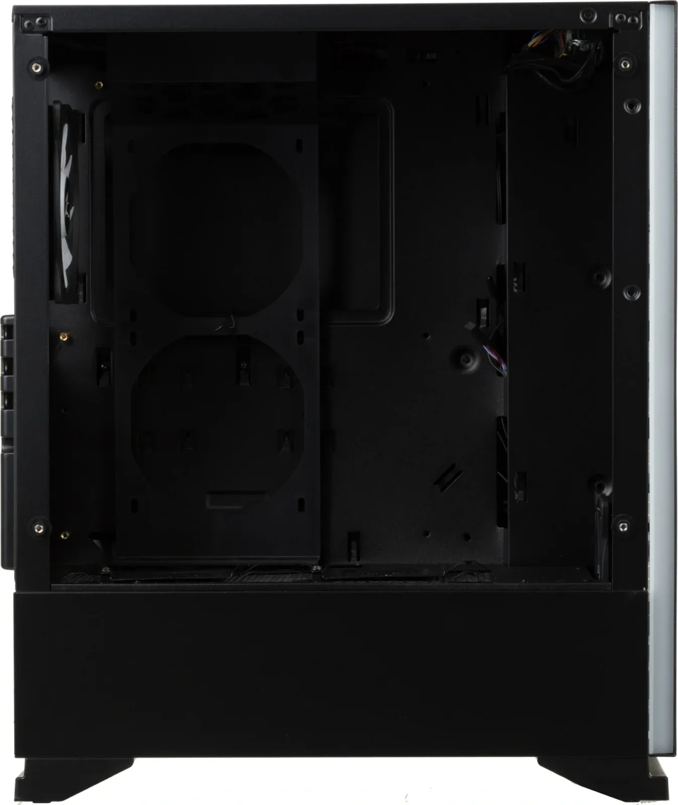 Корпус Zalman S5 черный без БП ATX 6x120mm 2x140mm 2xUSB2.0 1xUSB3.0 audio bott PSU - фото 4