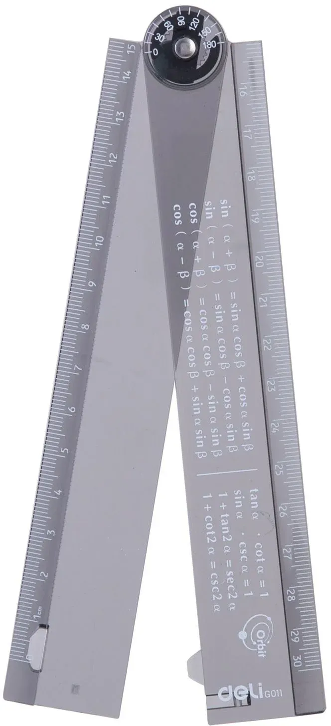 Линейки DELI EG01102 прозрачный