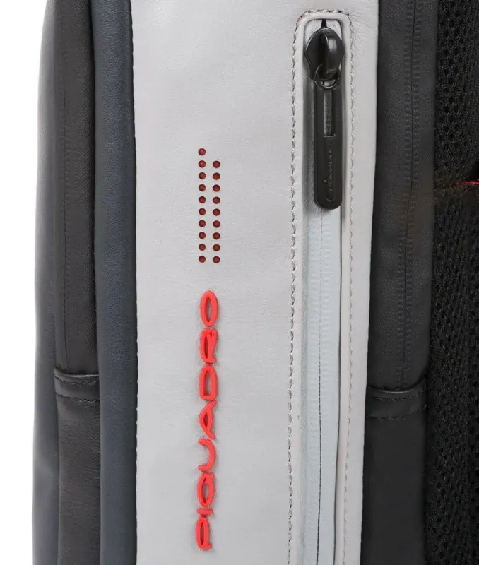 Рюкзак мужской Piquadro Urban CA4818UB00/GRN серый/черный натур.кожа - фото 4