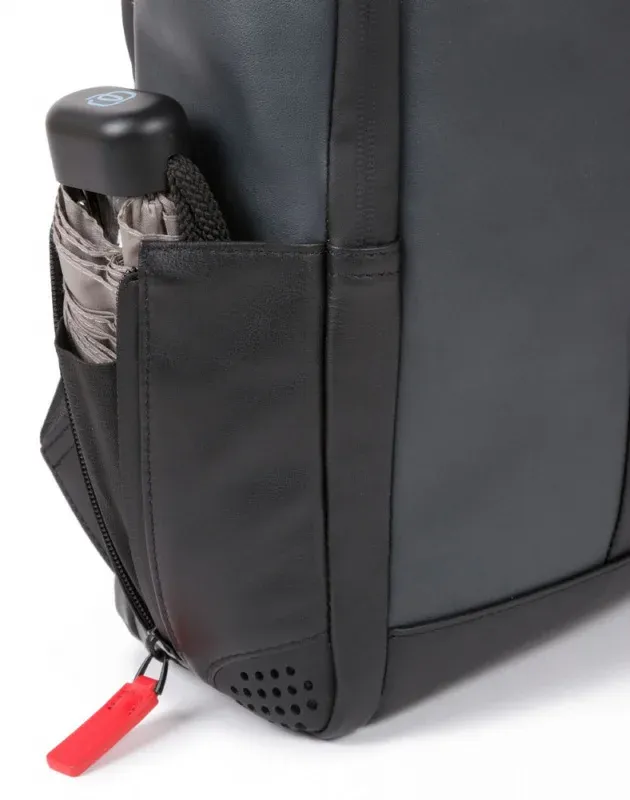 Рюкзак мужской Piquadro Urban CA4818UB00/GRN серый/черный натур.кожа - фото 6