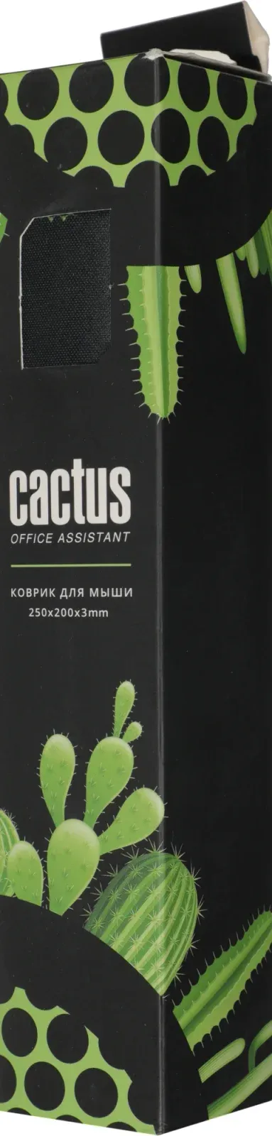 Коврик для мыши Cactus Black Mesh черный 250x200x3мм CS-MP-D02S - фото 6
