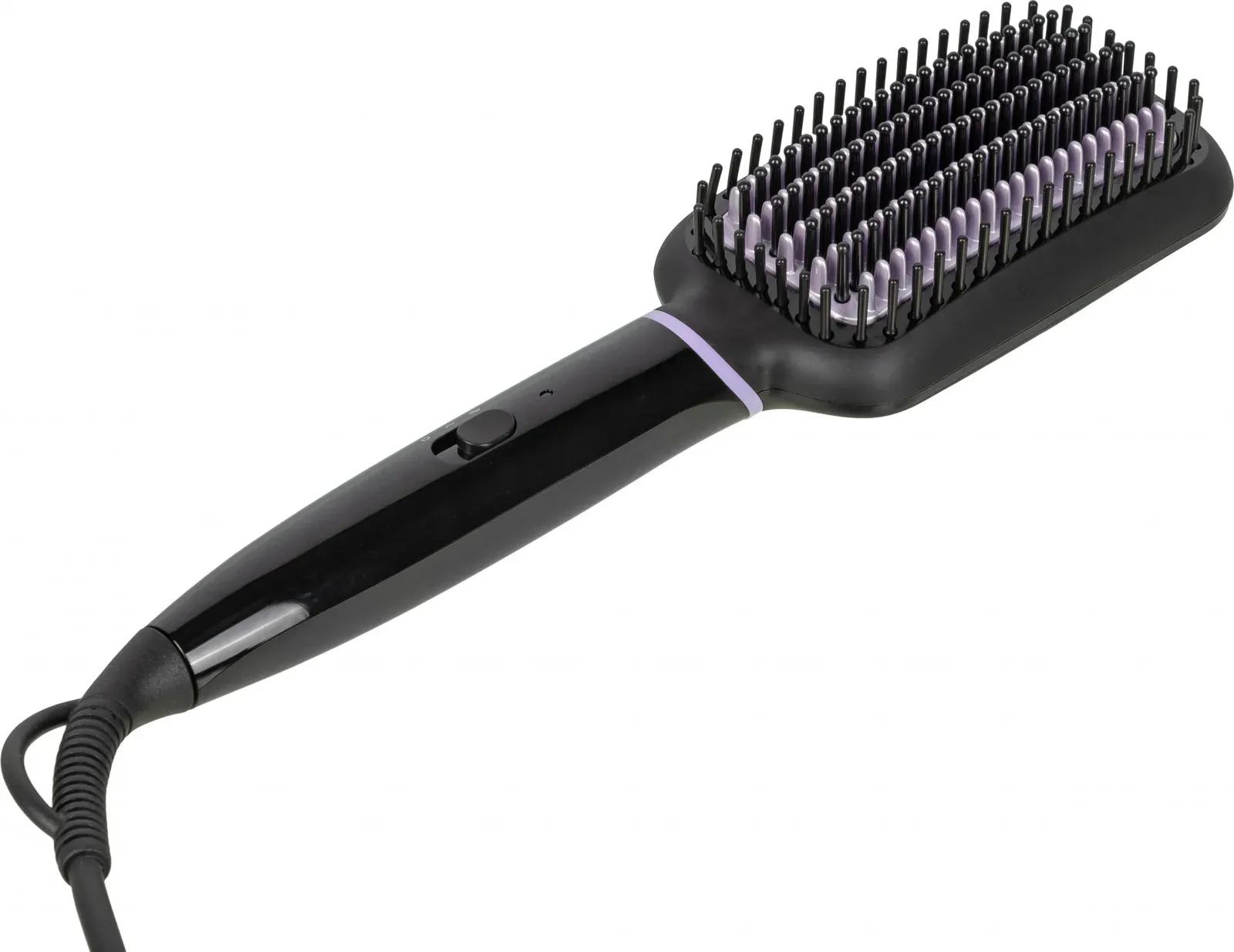 Расческа-выпрямитель Philips BHH880/00 черный макс.темп.:200С покрытие:керамико-турмалиновое - фото 3
