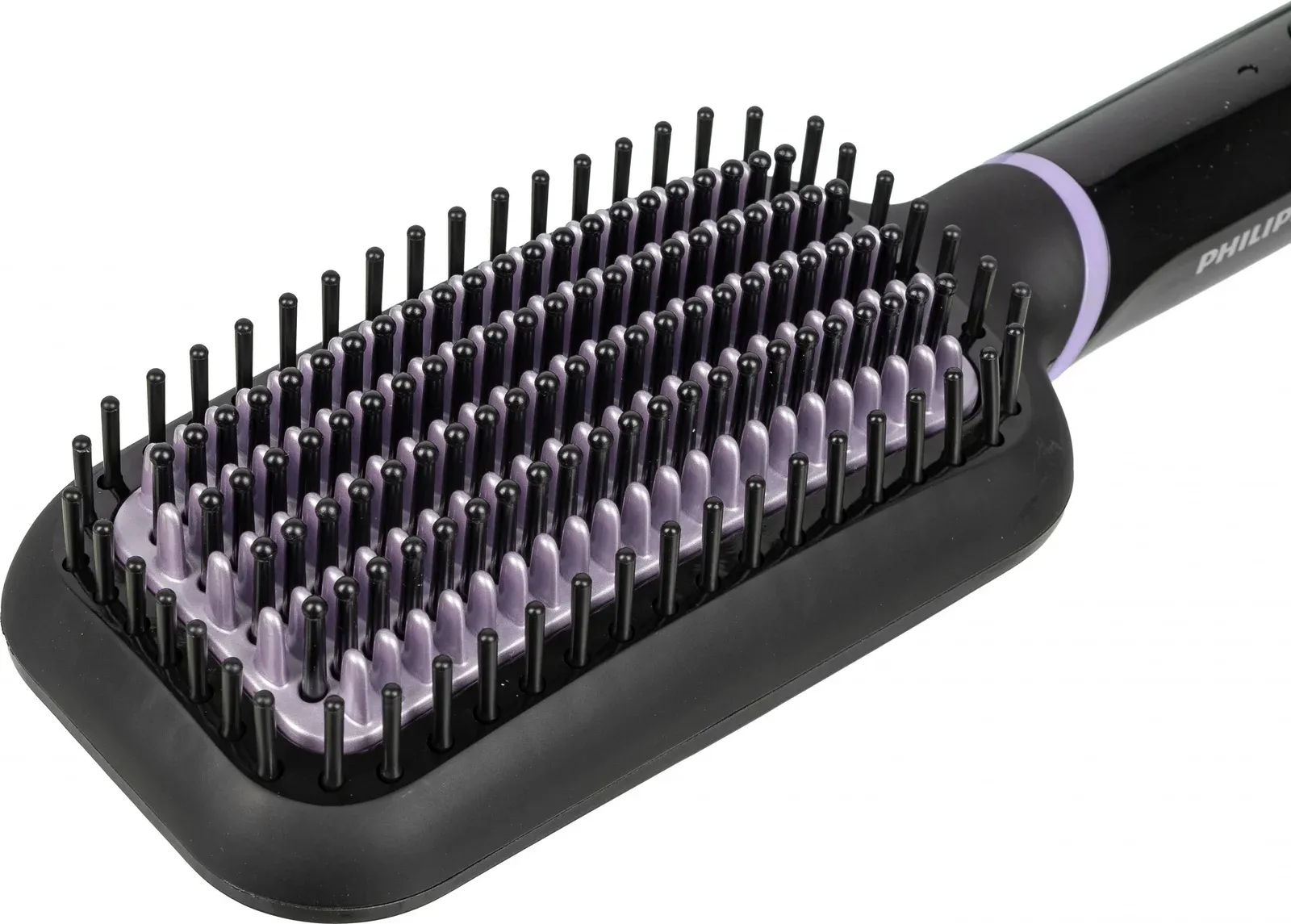 Расческа-выпрямитель Philips BHH880/00 черный макс.темп.:200С покрытие:керамико-турмалиновое - фото 5