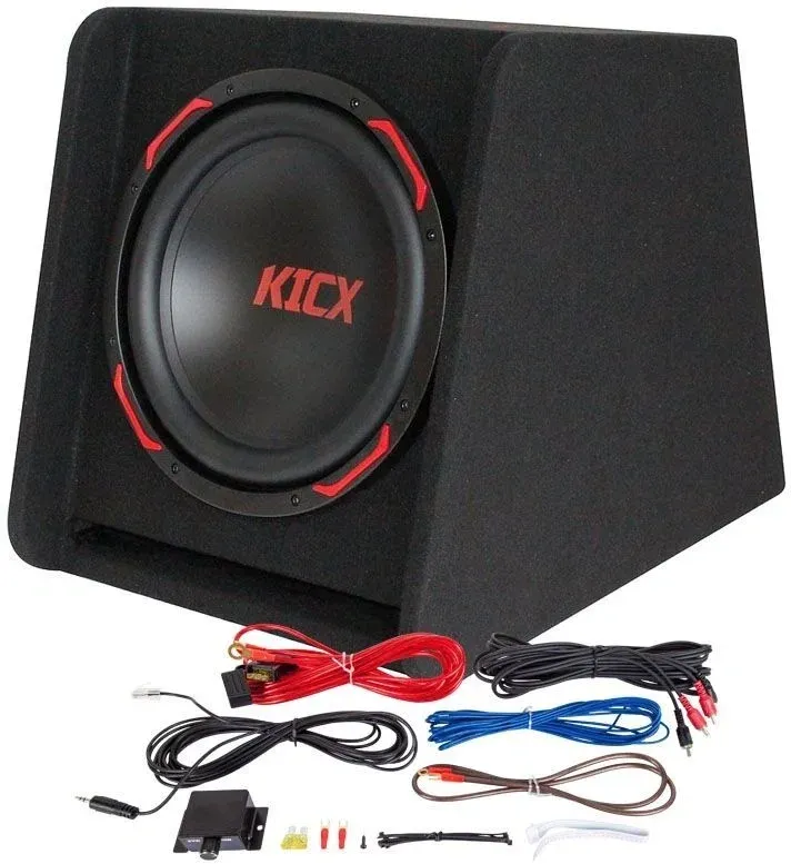 Сабвуфер автомобильный Kicx GT305BPA 350Вт активный 30см/12 - фото 2