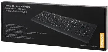 Клавиатура Lenovo 300 черный USB для ноутбука GX30M39684 кабель 1.8м - фото 5