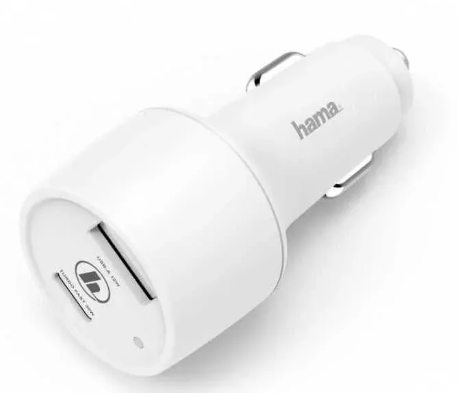 Автомобильное зар./устр. Hama H-183322 42W 3A PD+QC USB/USB Type-C универсальное белый 00183322 - фото 2