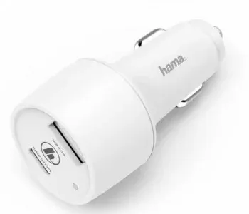 Автомобильное зар./устр. Hama H-183322 42W 3A PD+QC USB/USB Type-C универсальное белый 00183322 - фото 4