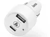 Автомобильное зар./устр. Hama H-183322 42W 3A PD+QC USB/USB Type-C универсальное белый 00183322 - фото 5