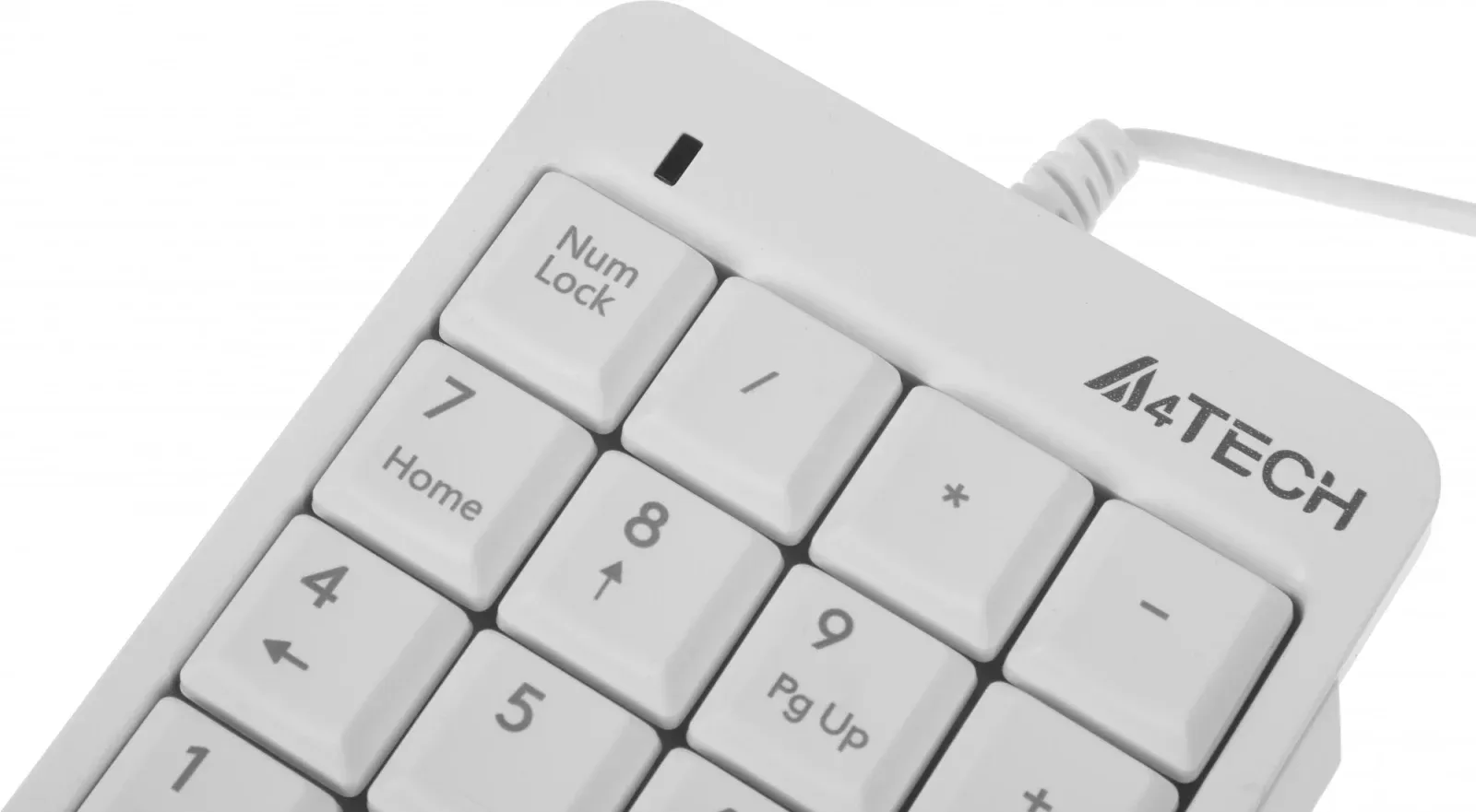 Числовой блок A4Tech FK13P белый USB slim для ноутбука FK13P WHITE кабель 1.5м - фото 5