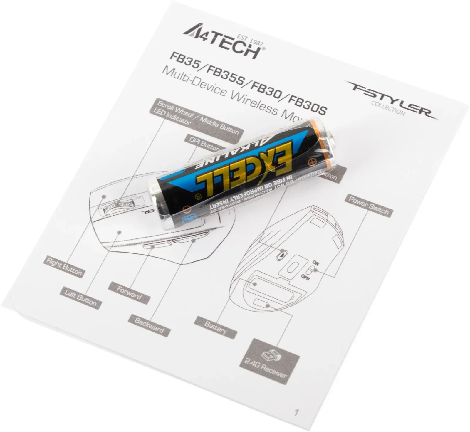Мыши A4TECH FB35 - фото 3