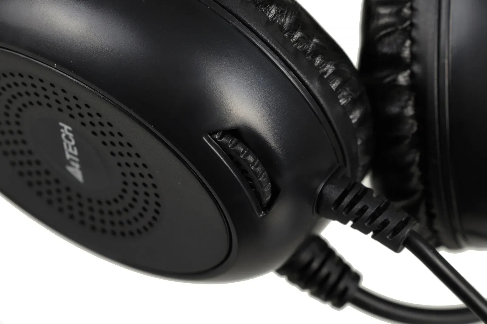 Гарнитуры наушники с микрофоном A4TECH HU-30 черный - фото 3