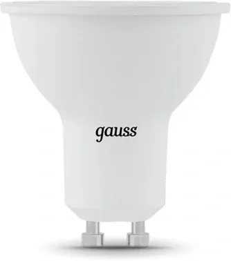 Лампа светодиодная Gauss MR16 5Вт цок.:GU10 спот 220B св.свеч.бел.теп. MR16 упак.:1шт 101506105 - фото 8
