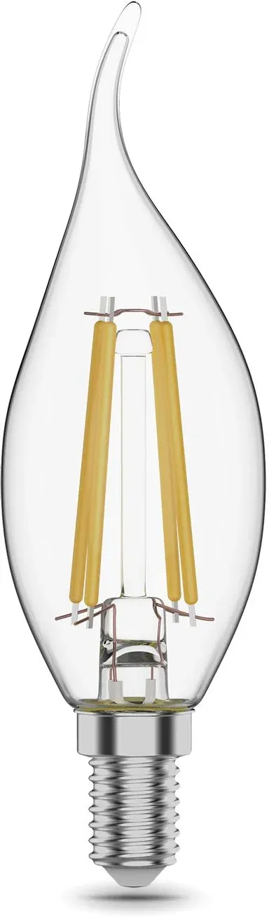 Лампа филам. Gauss Filament 11Вт цок.:E14 свеча 220B св.свеч.бел.нейт. CF35 упак.:1шт 104801211 - фото 5