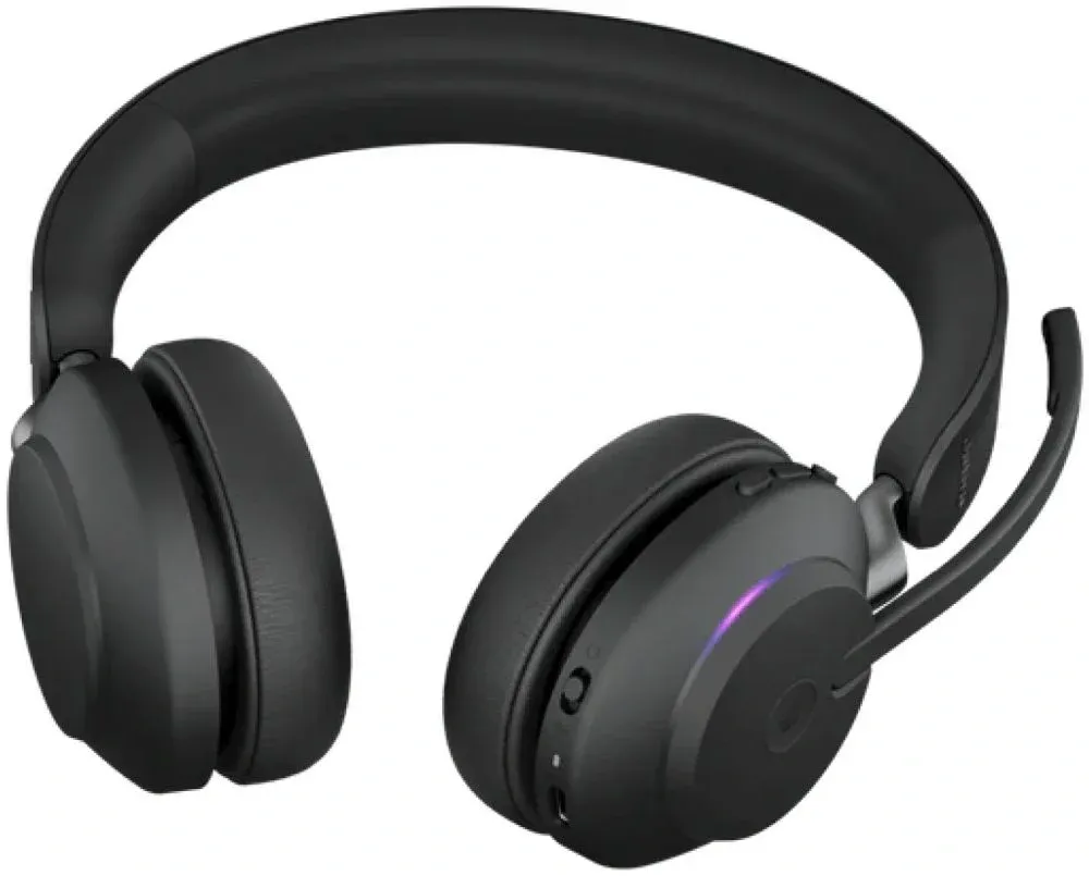 Наушники с микрофоном Jabra Evolve2 65 Link380c MS черный накладные BT оголовье 26599-999-899 - фото 3