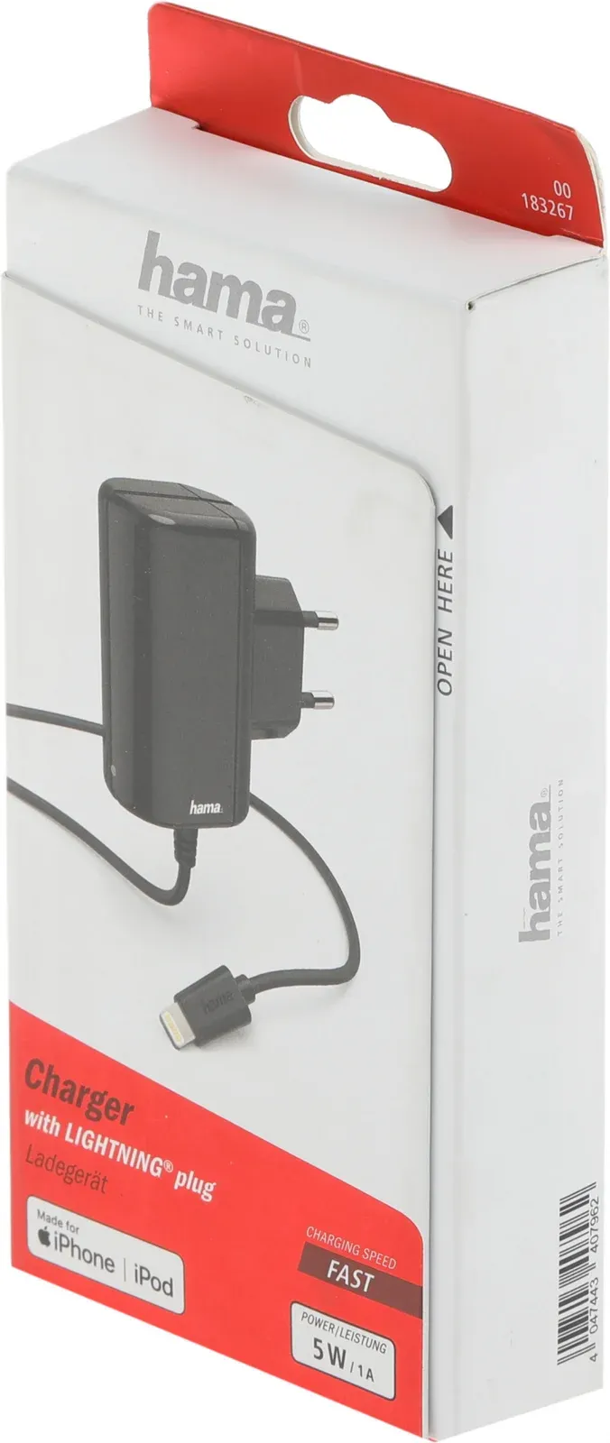 Сетевое зар./устр. Hama H-183267 5W 1A для Apple черный 00183267 - фото 3
