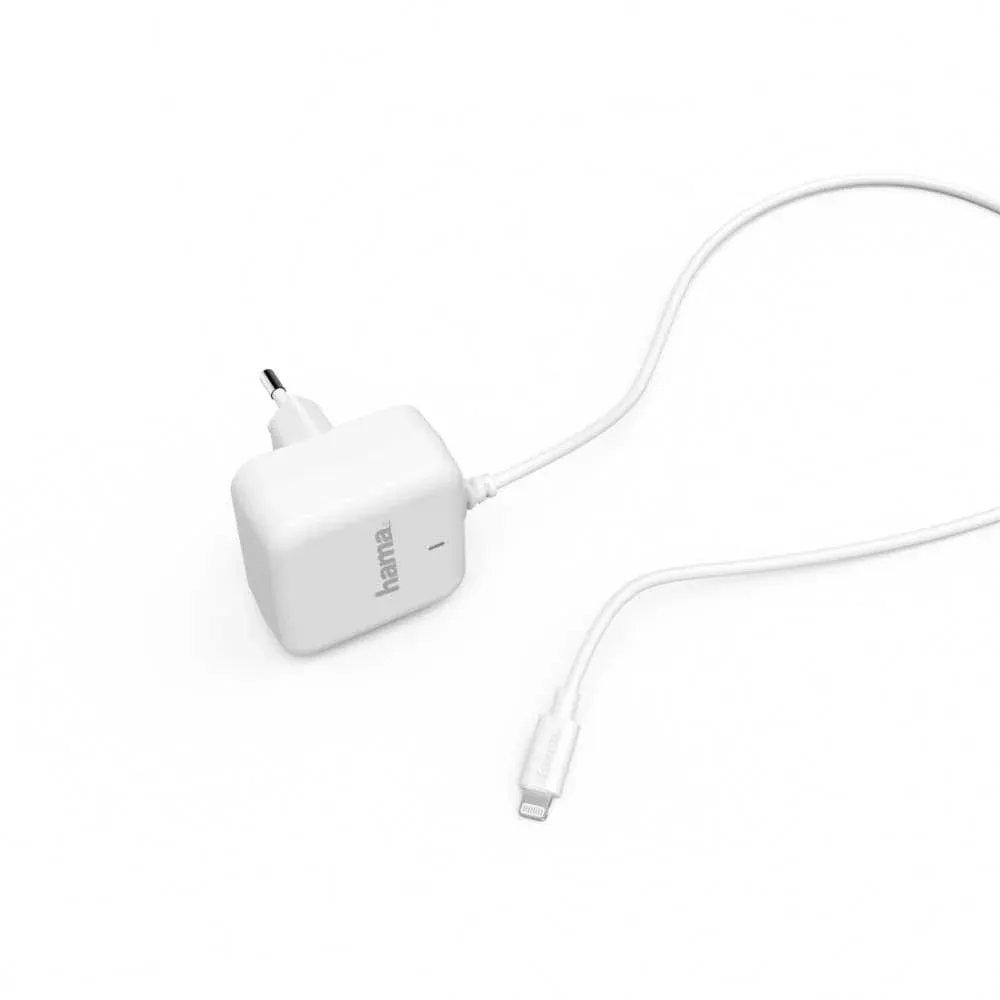Сетевое зар./устр. Hama H-183318 30W 3A PD для Apple белый 00183318 - фото 2